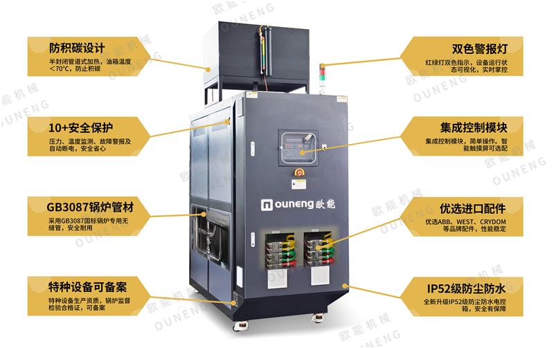 加熱瀝青選用電加熱導(dǎo)熱油爐設(shè)備，省心！